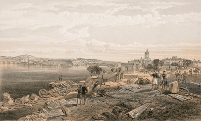 Sebastopol from the Rear of Fort Nicholas, Looking South by William Crimea Simpson